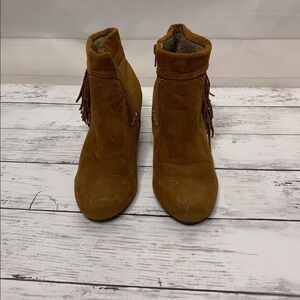 Chase & Chloe Fringe booties
